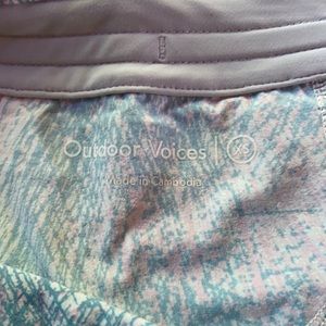 Outdoor Voices skirt in prism score size XS
